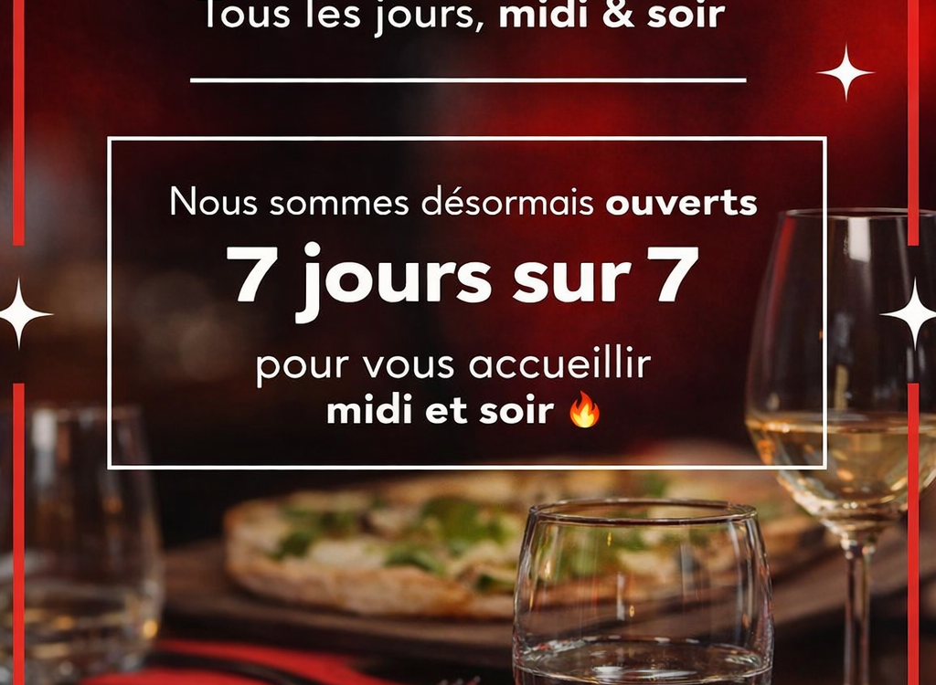 OUVERTTOUS LES JOURS 1024X750 | Flamme and Co Restaurant Flamme & Co désormais ouvert 7 jours sur 7 à Kaysersberg Sélestat